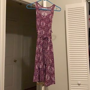 Maurice’s purple tie dress
